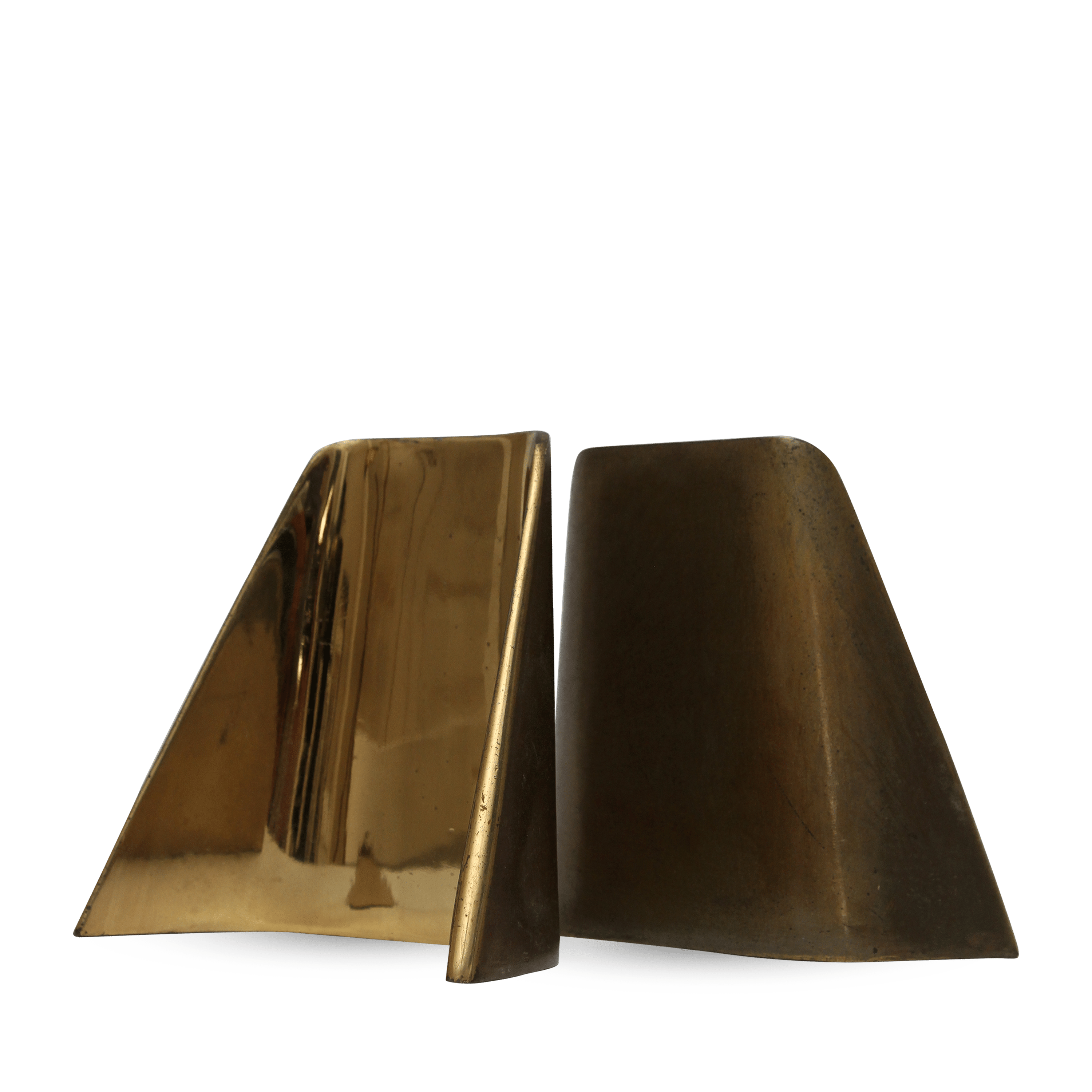 Solid Brass Seashell Bookends MCM Brass Kingdom Wingate, NC - Ruby