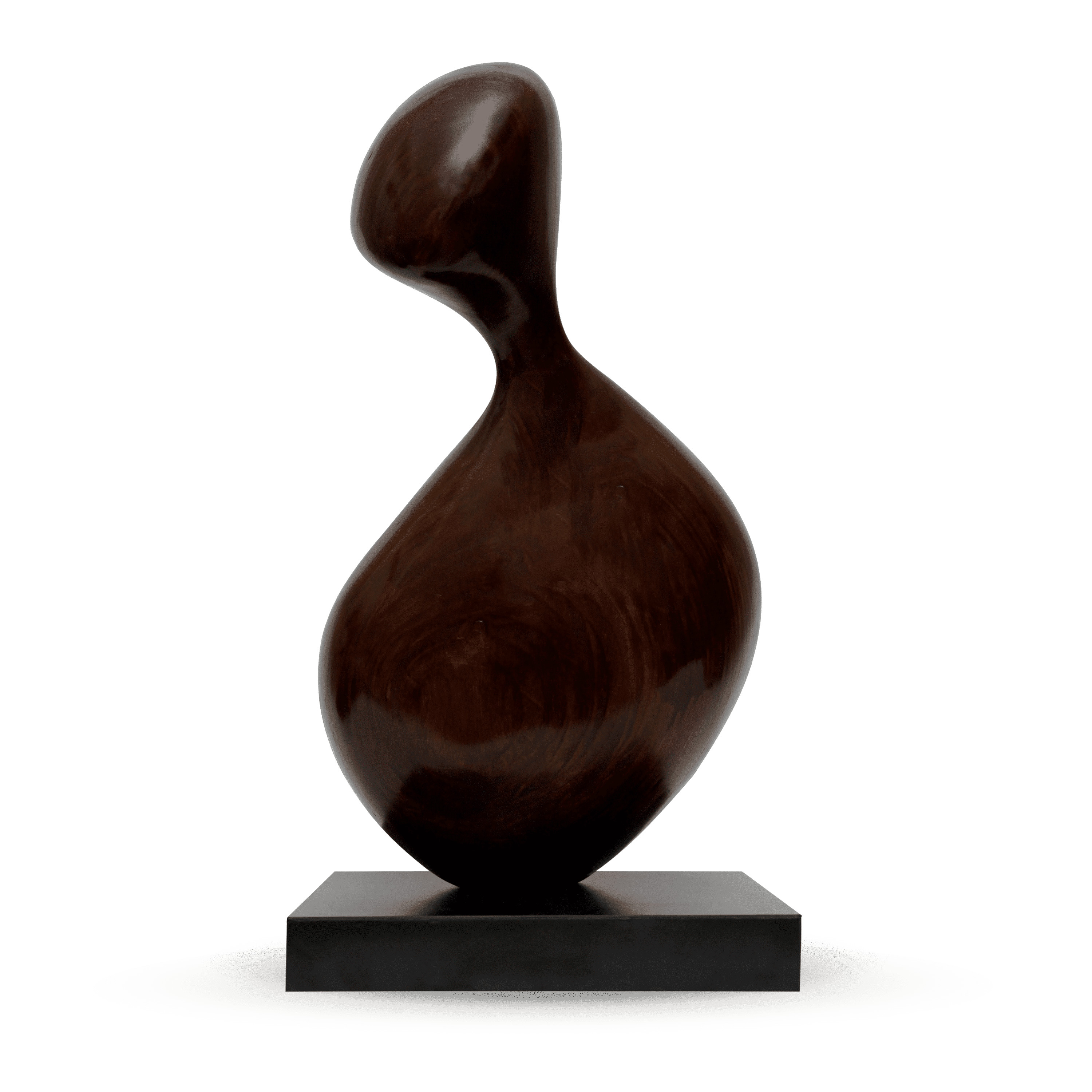 Mid 20th Century Abstract Figurative Wood Sculpture in the Style of - Ruby  Lane