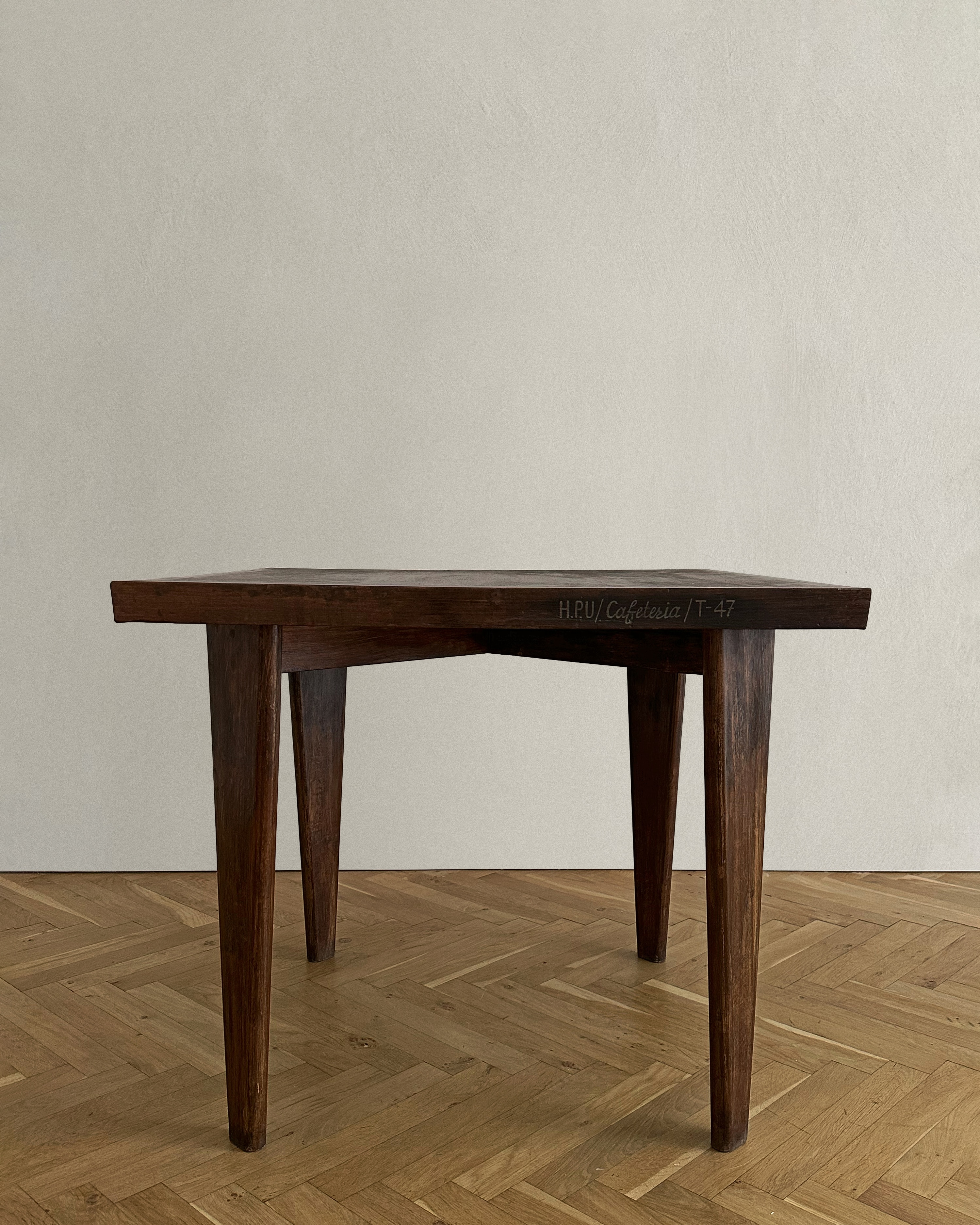 PIERRE JEANNERET, SQUARE TABLE, PJ-TA-04-A - RUBY ATELIER